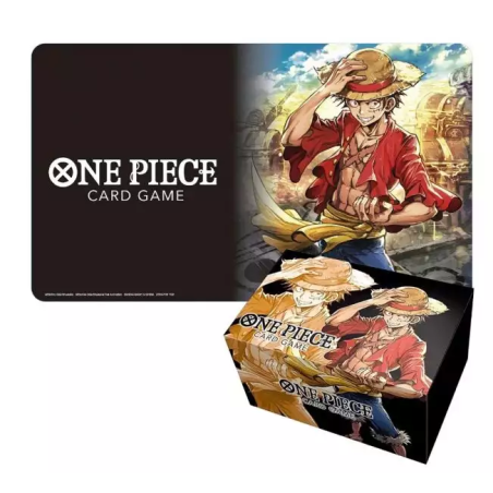 ONE PIECE TCG - Playmat & Storage Luffy