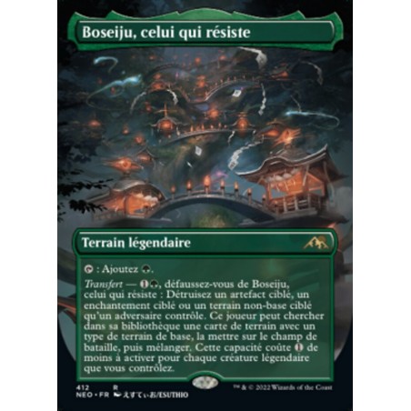 Boseiju, celui qui résiste — Kamigawa: Neon Dynasty — 412 — Holo — NM
