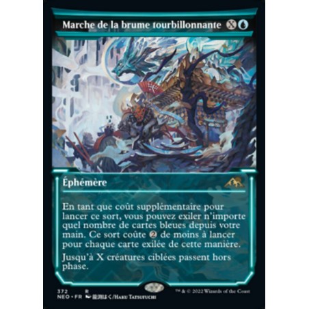 Marche de la brume tourbillonnante — Kamigawa: Neon Dynasty — 372 — Holo — NM