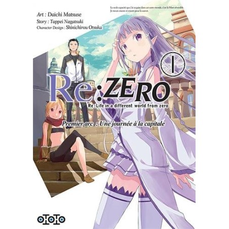 Re:Zero - 1er arc : Une journée à la capitale - Intégrale (1 à 2)