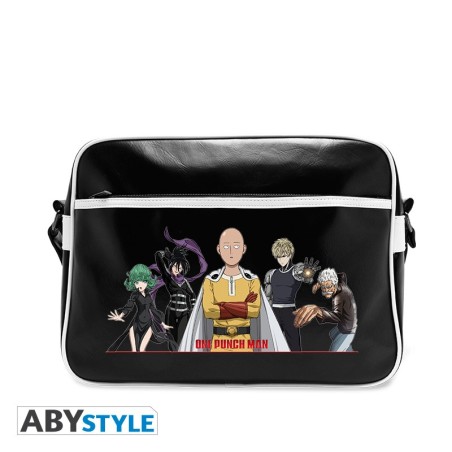 Sac à bandoulière - One Punch Man - Saitama & Friends - Noir