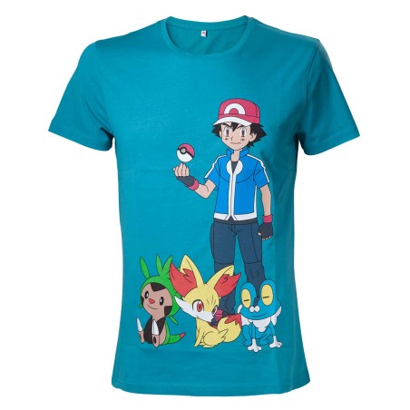 T-shirt - Pokemon - Sacha & Starters - XS