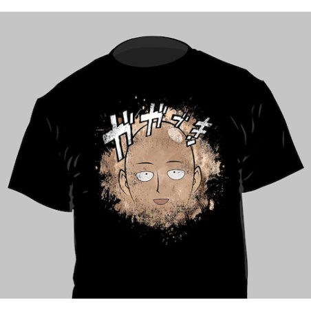 T-shirt - One Punch Man - Saitama - Noir - XL