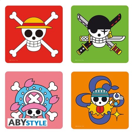 Sous-verre - One Piece - Skulls