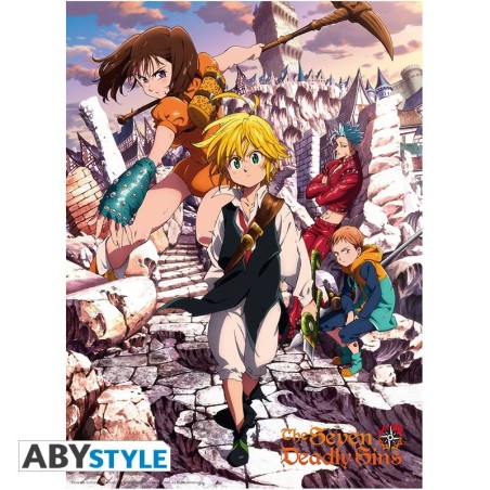 À plat - Seven Deadly Sins - Groupe