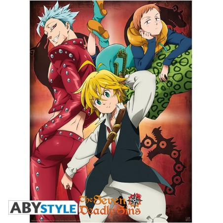 À plat - Seven Deadly Sins - Ban, King & Meliodas