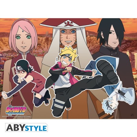 À plat - Boruto - La Nouvelle équipe 7