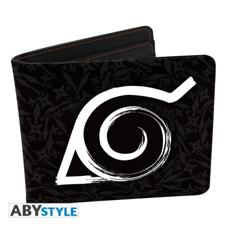 Porte-monnaie - Naruto - Konoha - Noir