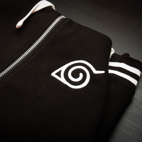 Sweat - Naruto - Konoha - Noir - XXL