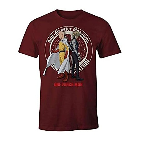 T-shirt - One Punch Man - Anti-Disaster Measures - Noir - M