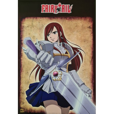 À plat - Fairy Tail - Erza Scarlet
