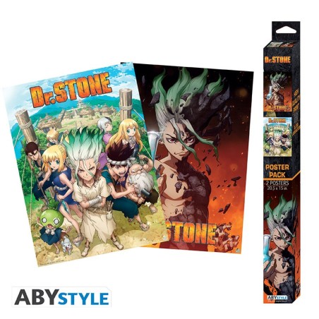 Pack de 2 - Dr. Stone - Groupe & Artwork
