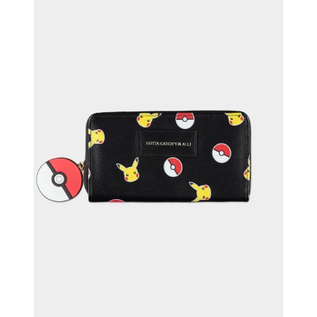 Porte-monnaie - Pokemon - Pikachu - Noir