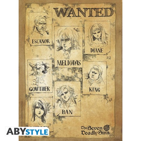 À plat - Seven Deadly Sins - Recherchés