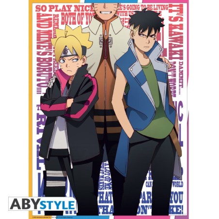 À plat - Boruto - Boruto & Kawaki