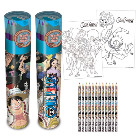 Crayons de couleurs - One Piece - Île aux gâteaux