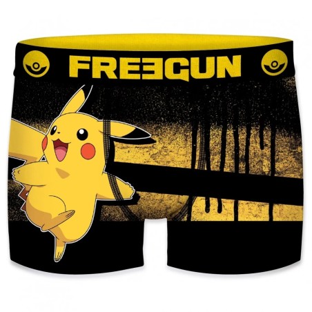 Boxer - Pokemon - Pikachu - Noir - L