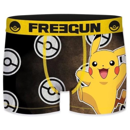 Boxer - Pokemon - Pikachu - Noir - M
