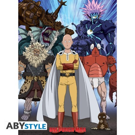 À plat - One Punch Man - Saitama & Monsters