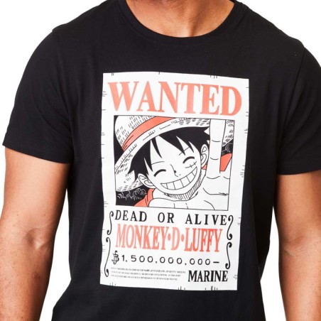 T-shirt - One Piece - Monkey D. Luffy - Noir - 8 ans