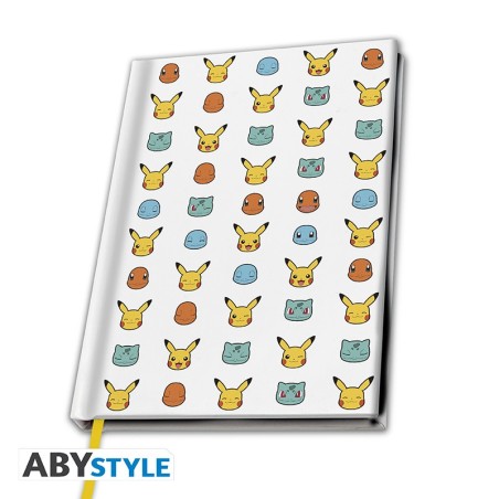 Carnet - Pokemon - Starters - Blanc