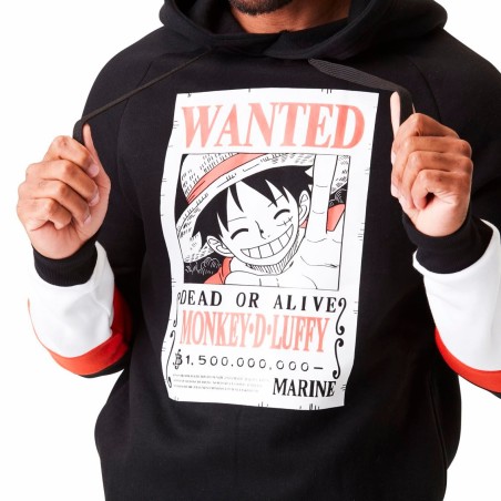 Sweat - One Piece - Wanted Luffy - Noir - 8 ans