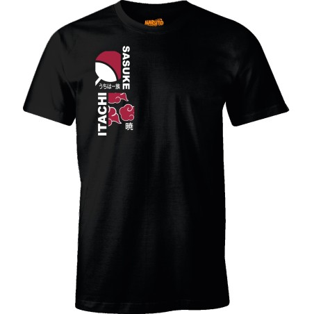 T-shirt - Naruto - Sasuke & Itachi - Noir - S