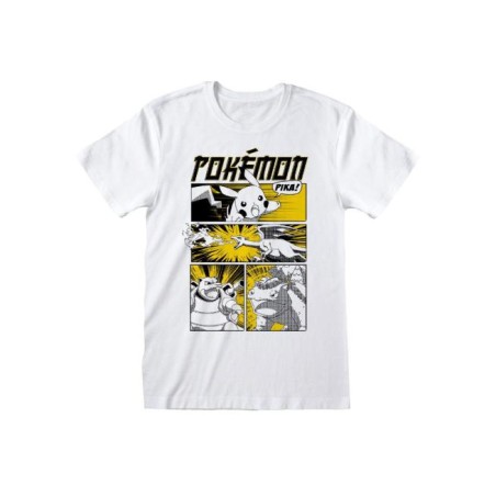 T-shirt - Pokemon - Anime Style Cover - Blanc - XL