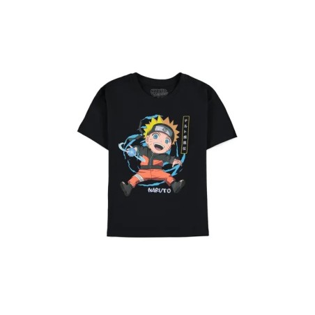 T-shirt - Naruto - Naruto Uzumaki - Noir - 122-128 ans