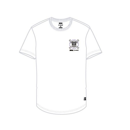 T-shirt - One Piece - Équipage - Blanc - XL