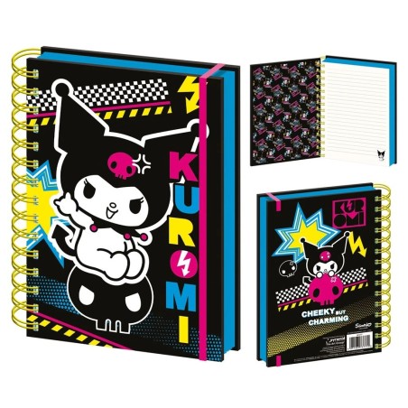 Carnet - Sanrio - Kuromi - Noir