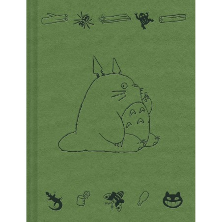 Carnet - Mon Voisin Totoro - Totoro gris - Vert