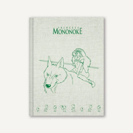 Carnet - Princesse Mononoke - Moro & San - Vert