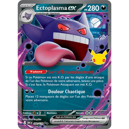 Ectoplasma-ex — 30ᵉ Anniversaire — 090 — Holo — NM