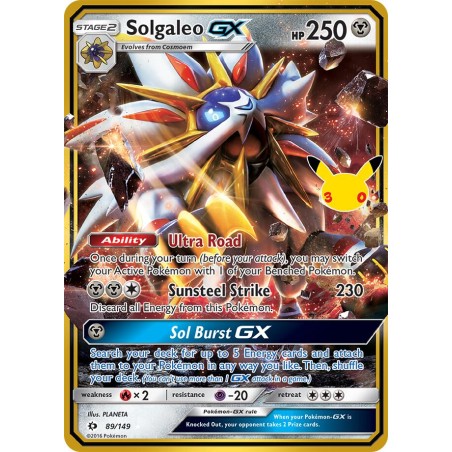 Solgaleo GX — Collection Classique30ᵉ Anniversaire — 017 — Holo — NM