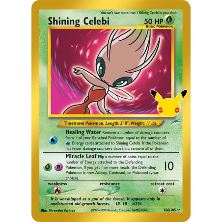 Shining Celebi — Collection Classique30ᵉ Anniversaire — 024 — Holo — NM