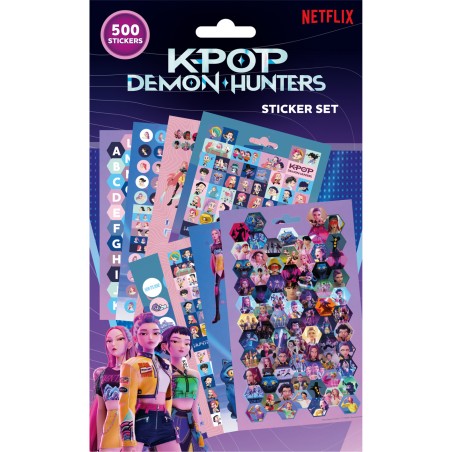 Stickers - KPop Demon Hunters - 500 Huntrix Sticker Set