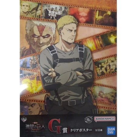 Poster - Ichibansho - Attaque des Titans - Reiner Braun