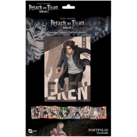 À plat - Attaque des Titans - Personnages