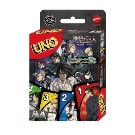 Jeu de cartes - Classique - Familial - Cartes - UNO - Attaque des Titans - Japonais