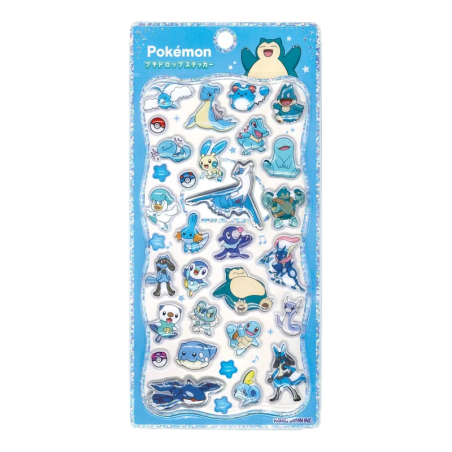 Stickers - Pokemon - Bleu - 3D